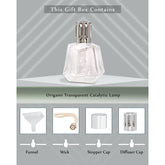 Maison Berger Glass Lamp Origami Transparente Oil Diffuser